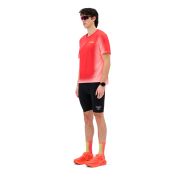 Tricou alergare CEP Core Run Short Sleeve - coral neon fade | respirabil