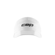 Șapcă pliabilă alergare CEP Run - alb | protecție UV și ventilație