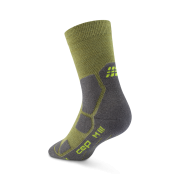 Șosete compresie hiking CEP Hiking Mid Cushion W - olive | gri