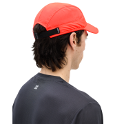 Șapcă pliabilă alergare CEP Run | protecție UV și ventilație - neon coral