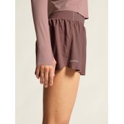 Pantaloni scurți alergare Craft Hypervent Wide Shorts damă - mov