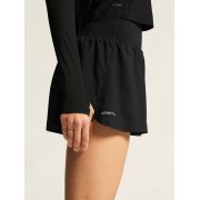 Pantaloni scurți alergare Craft Hypervent Wide Shorts damă - negri