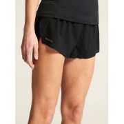 Pantaloni scurți alergare Craft Race Day Split Shorts 2 damă - negri