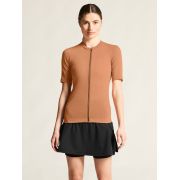 Tricou ciclism Craft Everyday Wool SS Jersey damă - caramel