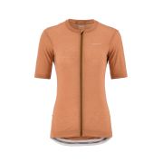 Tricou ciclism Craft Everyday Wool SS Jersey damă - caramel