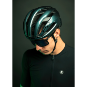 Casca ciclism MET Trenta 3K Carbon - hyper teal lucios