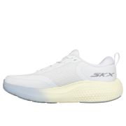 Pantofi alergare Skechers GO RUN Supersonic Max damă - alb lavandă albastru galben