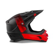 Casca MTB Bluegrass Intox - negru-rosu mat