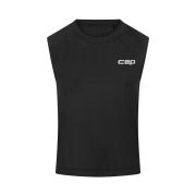 Maiou alergare CEP Run Shirt Sleeveless damă - negru