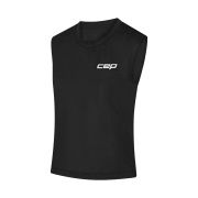 Maiou alergare CEP Run Shirt Sleeveless damă - negru