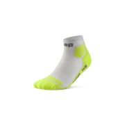 Șosete compresie CEP Hiking Light Cushion damă - gri cu verde lime