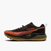 Pantofi alergare trail Brooks Cascadia 20 bărbați - negru cu corai și portocaliu