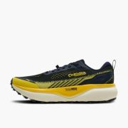 Pantofi alergare trail Brooks Cascadia 20 bărbați - bleumarin cu galben neon și gri