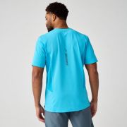 Tricou tehnic alergare Brooks High Point Short Sleeve 2.0 bărbați - albastru