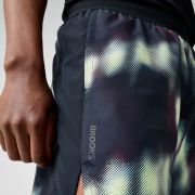 Pantaloni scurți alergare Brooks Dash 6" Short Printed bărbați - mov