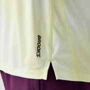 Tricou alergare Brooks Dash Short Sleeve Printed bărbați - galben