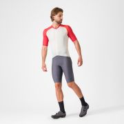 Tricou ciclism mânecă scurtă Castelli Unlimited Endurance 3 bărbați - ivoriu