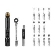 Set scule compact cu cheie dinamometrică Topeak Torq Rocket mini DX