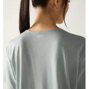 Tricou crop Haglöfs L.I.M Delta Crop Tee damă - verde