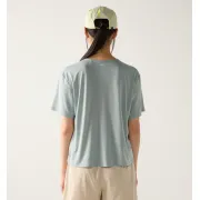 Tricou crop Haglöfs L.I.M Delta Crop Tee damă - verde