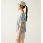 Tricou crop Haglöfs L.I.M Delta Crop Tee damă - verde