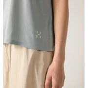 Tricou crop Haglöfs L.I.M Delta Crop Tee damă - verde
