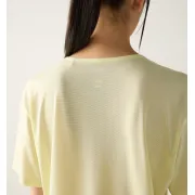 Tricou crop Haglöfs L.I.M Delta Crop Tee damă - galben