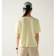 Tricou crop Haglöfs L.I.M Delta Crop Tee damă - galben