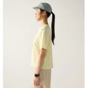 Tricou crop Haglöfs L.I.M Delta Crop Tee damă - galben