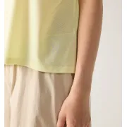 Tricou crop Haglöfs L.I.M Delta Crop Tee damă - galben