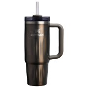 Pahar termoizolant Stanley Quencher H2.0 Fluted cu pai 0,88 L - gri metalic