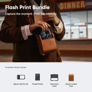 Cameră de acțiune Insta360 Ace Pro 2 Flash Print Bundle - Midnight Black