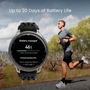 Amazfit Cheetah 2 Pro, ceas smartwatch alergare GPS dual-band, carcasa titan - Titanium 48mm