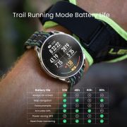 Amazfit Cheetah 2 Ultra, ceas smartwatch trail running GPS, carcasa titan - Titanium 47mm