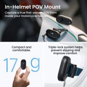 Camera Insta360 Go 3S Motorcycle In-Helmet POV Bundle