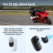 Camera Insta360 Go 3S Motorcycle In-Helmet POV Bundle