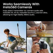 Insta360 Mic Pro Transmitter  (Arctic White)
