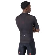 Tricou ciclism Castelli Entrata Apex bărbați - negru cu alb