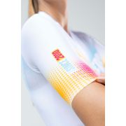 Tricou ciclism Gobik CX Pro 4.0 Hydrazero - alb multicolor