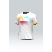 Tricou alergare Gobik Flash Hydrazero bărbați - alb multicolor