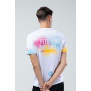 Tricou alergare Gobik Flash Hydrazero bărbați - alb multicolor
