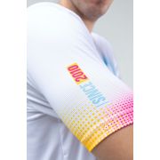 Tricou alergare Gobik Flash Hydrazero bărbați - alb multicolor