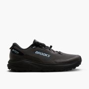 Pantofi alergare trail Brooks Divide 6 GTX bărbați - negru cu bleu