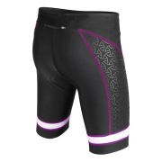 Pantaloni scurți triatlon TYR Competitor 8" damă - negru cu mov