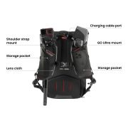 Rucsac Insta360 Explorer Backpack - negru cu gri