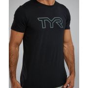 Tricou tehnic TYR Ultrasoft Lightweight - negru | confortabil și durabil