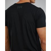 Tricou tehnic TYR Ultrasoft Lightweight - negru | confortabil și durabil