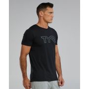Tricou tehnic TYR Ultrasoft Lightweight - negru | confortabil și durabil