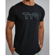 Tricou tehnic TYR Ultrasoft Lightweight - negru | confortabil și durabil