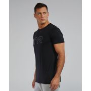 Tricou tehnic TYR Ultrasoft Lightweight - negru | confortabil și durabil